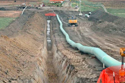 In this October 2016 file photo, construction continues on the Dakota Access pipeline. A hearing was scheduled for Friday, April 9, 2021, to determine whether the Dakota Access oil pipeline should be allowed to continue operating without a key permit while the U.S. Army Corps of Engineers conducts an environmental review on the project.