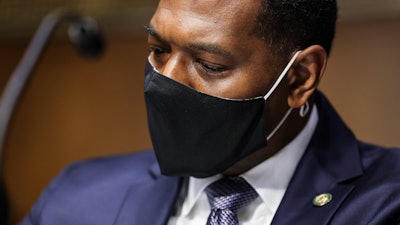 Environmental Protection Agency (EPA) Administrator Michael Regan, appears before a Senate Appropriations Committee hearing on Capitol Hill.