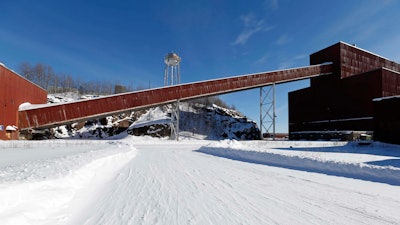 In this file photo is a former iron ore processing plant near Hoyt Lakes, Minn., that would become part of a proposed PolyMet copper-nickel mine.