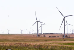 This July 22, 2019 photo was taken at a wind farm in O'Neill, Nebraska.