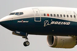 A Boeing 737 Max jet piloted by FAA Administrator Stephen Dickson prepares to land at Boeing Field following a test flight in Seattle, Sept. 30, 2020.