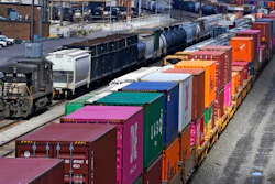 In this April 2, 2021, file photo train consists are formed at Norfolk and Southern Railroad's Conway Yard in Conway, Pa. Even as railroads are operating longer and longer freight trains that can stretch for two miles or more, the companies have drastically reduced staffing levels, prompting unions to warn that moves meant to increase profits could endanger safety and even result in disasters.