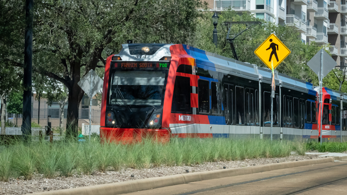 MetroRail train, Houston.