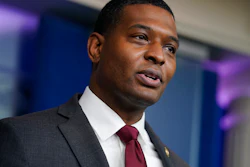 EPA Administrator Michael Regan during a press briefing at the White House, May 12, 2021.