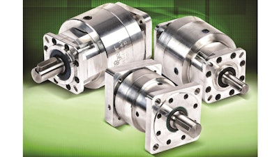 Strain wave gearboxes are available in ratios up to 200:1.