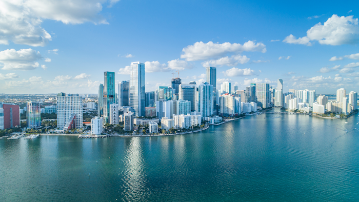 Much of Miami is built right up to the water’s edge. On average, it’s 6 feet above sea level.