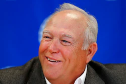 In a Feb. 16, 2017 file photo, United Auto Workers president Dennis Williams speaks with reporters in Detroit. The United Auto Workers union says it got $1.1 million for a lakefront house in northern Michigan that was being built for the former president who was sentenced to prison in a federal corruption probe. Cabin 4 at a UAW conference center on Black Lake was being built for Williams, who who retired in 2018 and in May was sentenced to 21 months in prison in an embezzlement scandal. The property in rural Cheboygan County was originally listed at $1.3 million. The union said it closed on the sale Friday. Spokesman Brian Rothenberg said he would check to see if the union covered its costs with the sale. Money will go to the union's General Fund, he said. “This sale rights a wrong from the past, and I want each and every one of you to know that we continue to implement ethics reforms throughout the organization,” new President Ray Curry wrote in a note to members Tuesday, July 27, 2021.