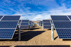 Desert Solar Array I Stock 1023803426