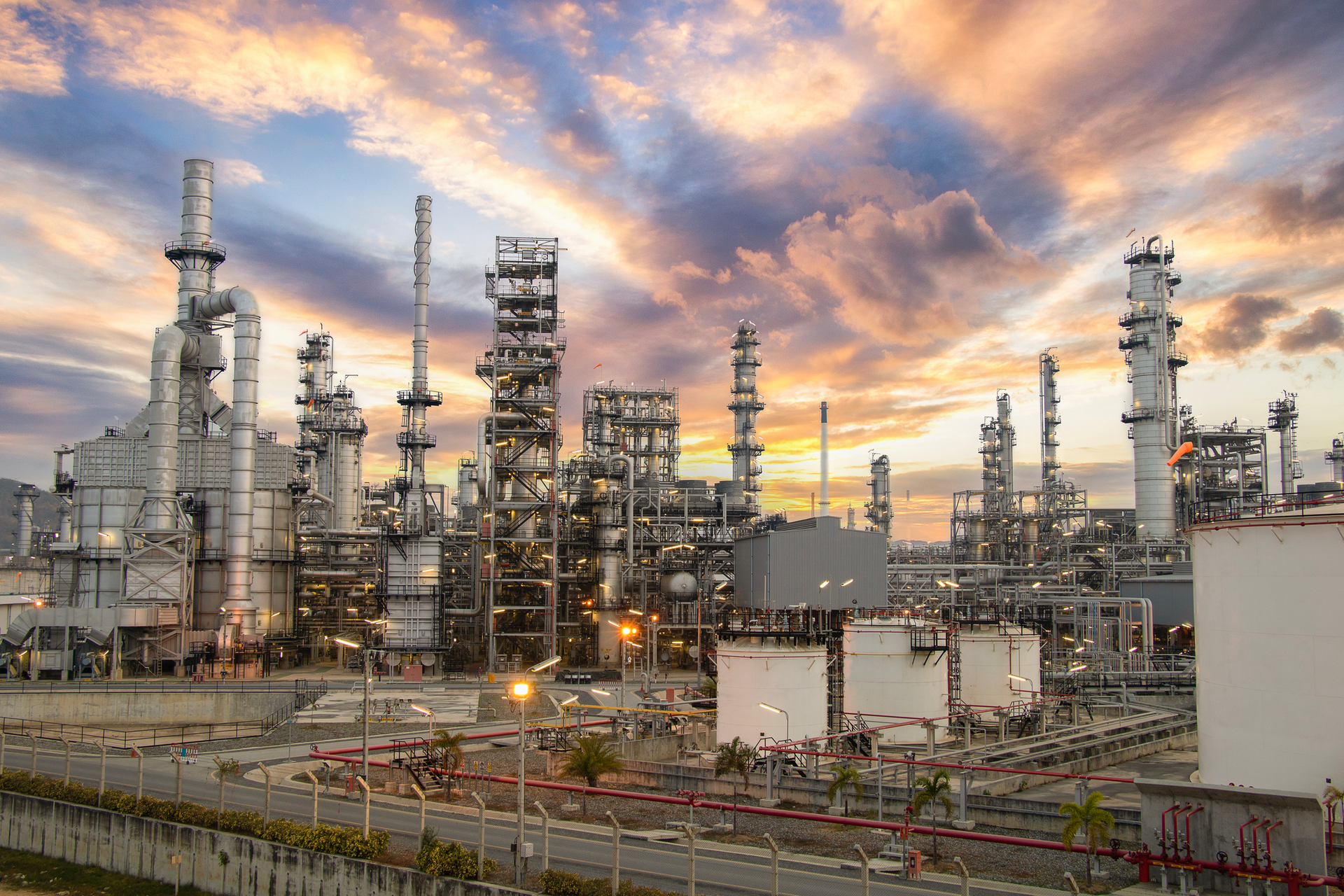 Plumes of black smoke could be seen rising from the Navodari Petromidia plant next to the Black Sea.