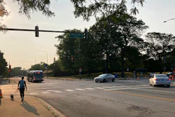 ShotSpotter technology above the intersection of S. Stony Island Ave. and E. 63rd St., Chicago, Aug. 10, 2021.