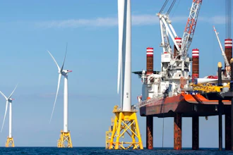 In this March 28, 2018, file photo, a North Atlantic right whale feeds on the surface of Cape Cod bay off the coast of Plymouth, Mass. A group from the island of Nantucket, Mass., called ACK Residents Against Turbines, filed a federal lawsuit Wednesday, Aug. 25, 2021, to block the construction of dozens of wind turbines off the coast of Nantucket and nearby Martha's Vineyard. ACK Residents Against Turbines say Vineyard Wind's proposed project poses a risk to the endangered Northern Atlantic right whale.