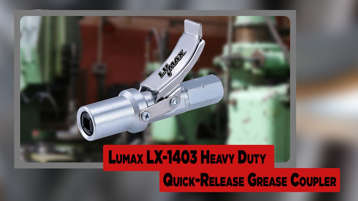 Lumax LX1403 Heavy Duty QuickRelease Grease Coupler
