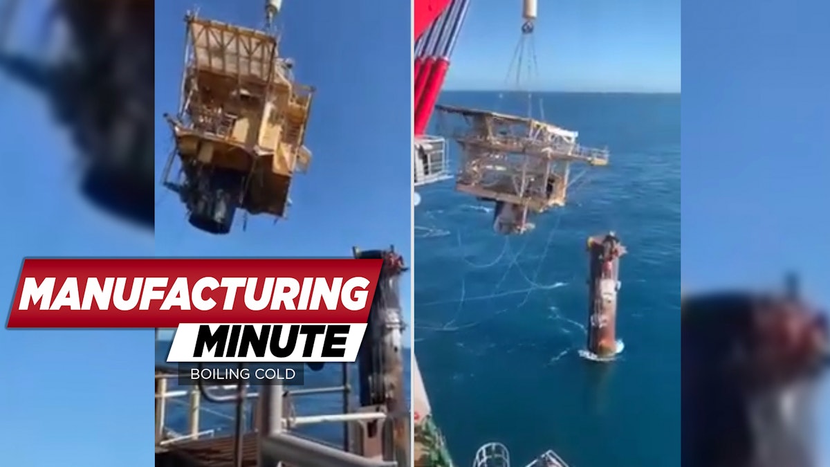 Crisis Averted as Oil Rig Decommissioning Goes Bad | Manufacturing.net