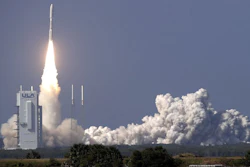 A United Launch Alliance Atlas V rocket lifts off from Cape Canaveral Air Force Station, Cape Canaveral, Fla., March 26, 2020.