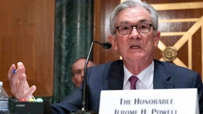 In this July 15 photo, Federal Reserve Board Chair Jerome Powell testifies before Senate Banking, Housing, and Urban Affairs hearing to examine the Semiannual Monetary Policy Report to Congress, on Capitol Hill in Washington.