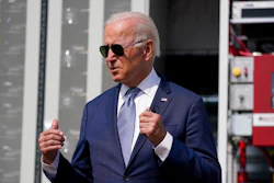 President Joe Biden speaks during a tour of the Flatirons campus of the National Renewable Energy Laboratory, Tuesday, Sept. 14, 2021, in Arvanda, Colo.