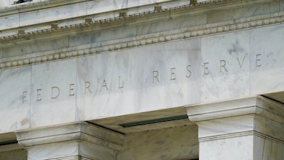 This May 4, 2021, file photo shows the Federal Reserve building in Washington.