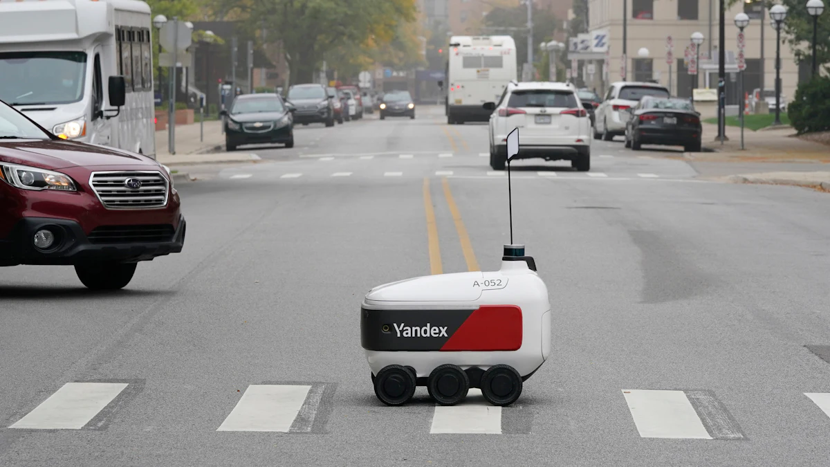Robots Hit the Streets as Demand for Food Delivery Grows - Vimarsana News