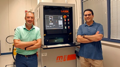 University of Arizona researchers Andrew Wessman and Mohammed Shafae.