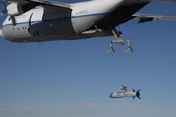 Gremlins Air Vehicle during a test at Dugway Proving Ground, Utah, October 2021.