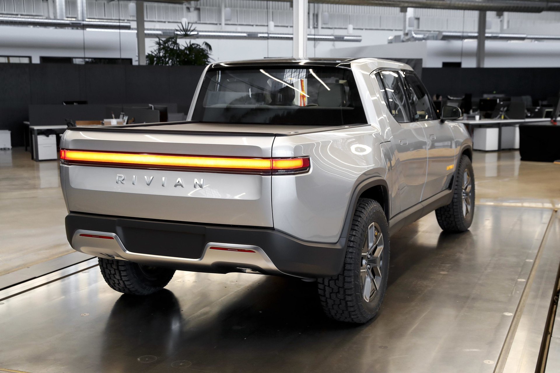 A Rivian R1T in Plymouth, Mich., Nov. 14, 2018.