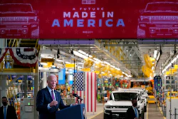 President Joe Biden speaks during a visit to the General Motors Factory ZERO electric vehicle assembly plant, Wednesday, Nov. 17, 2021, in Detroit.