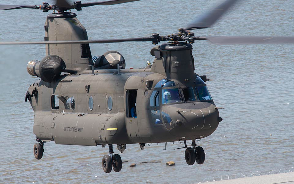 The MH-47G Block II Chinook features improved structure and weight reduction initiatives.