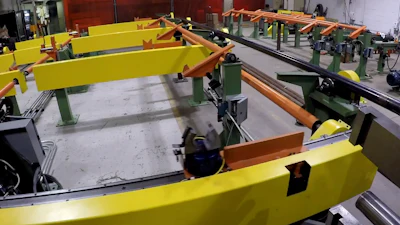 Tasks that were once performed manually are now automated by companies like Ajax-CECO-Erie Press, minimizing the requirement of skilled labor during the lingering shortage while improving worker safety.