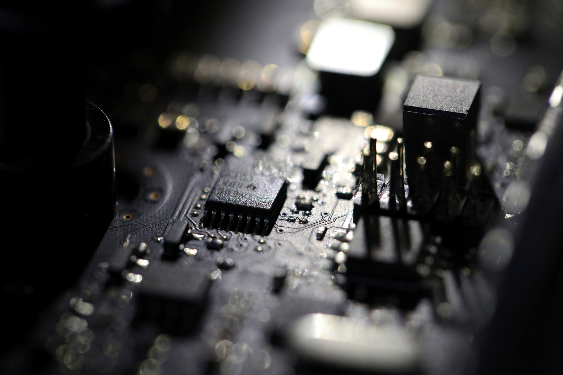 Photo showing the inside of a computer, Feb. 23, 2019.