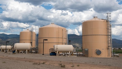 Storage tanks holding brackish groundwater may be used to test the pilot projects.