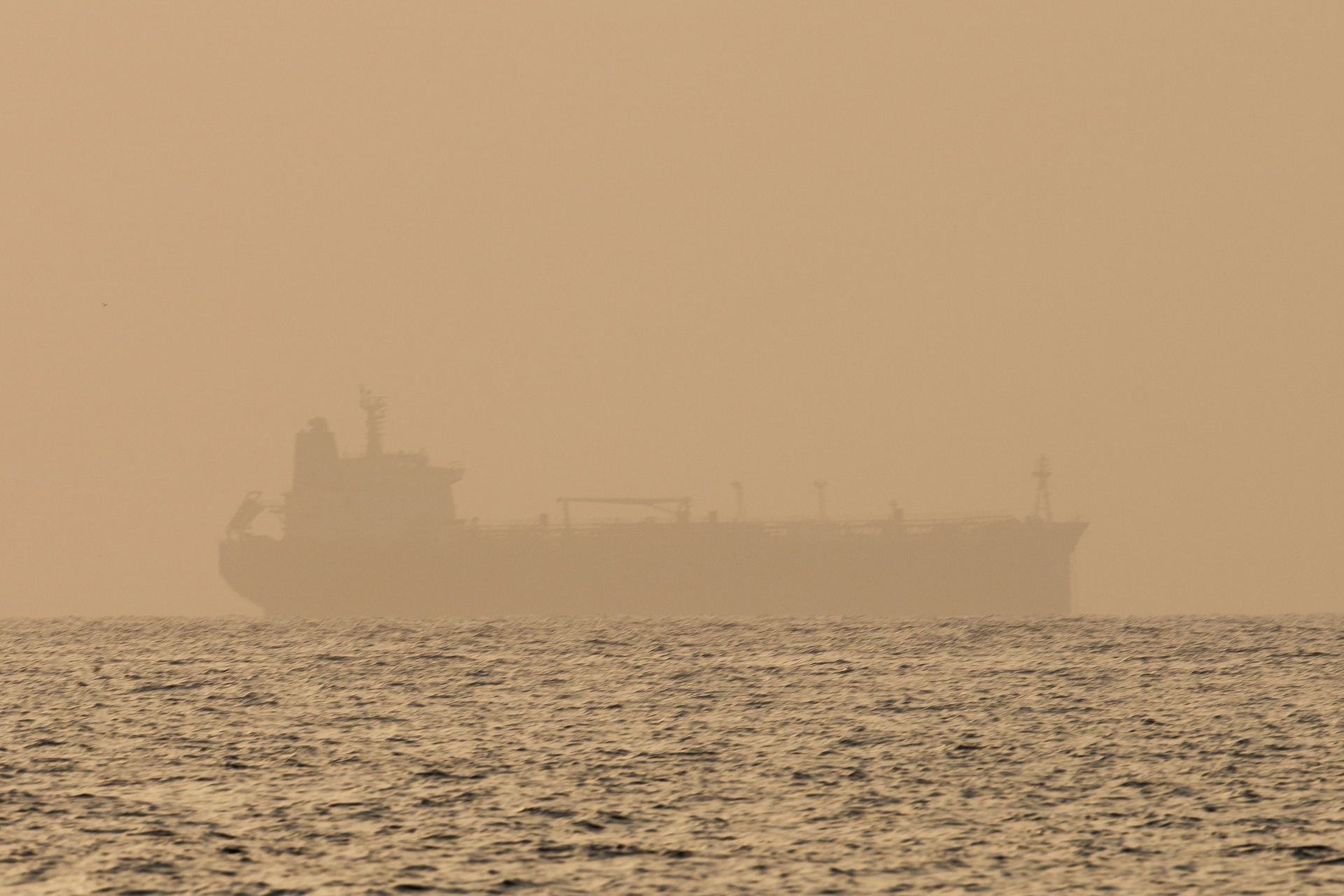 An oil tanker moored off Fujairah, United Arab Emirates, Aug. 4, 2021.