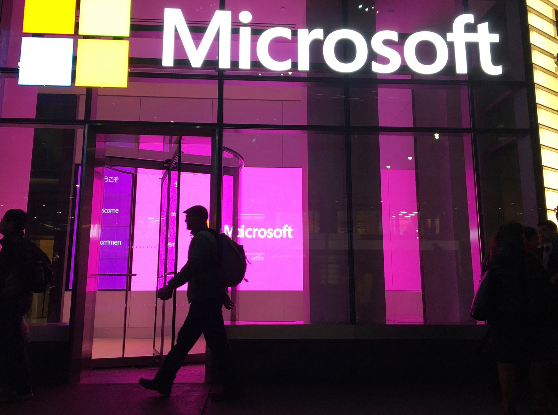 Microsoft office in New York, Nov. 10, 2016.