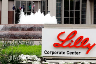 In this April 26, 2017, file photo shows the Eli Lilly and Co. corporate headquarters in Indianapolis. The Biden administration says it has purchased enough doses of a yet-to-be approved antibody drug to treat 600,000 patients with COVID-19. The medicine from pharmaceutical giant Eli Lilly will be shipped out to states free of charge if the Food and Drug Administration approves the company’s request for emergency use authorization, said Health and Human Services Secretary Xavier Becerra.