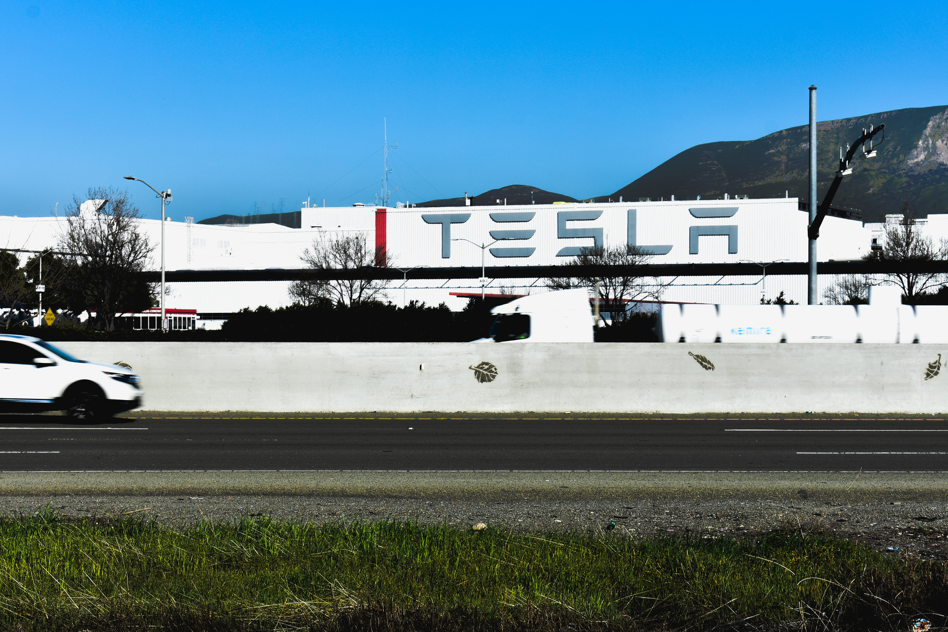 The Tesla Auto Assembly Factory in Fremont, California.