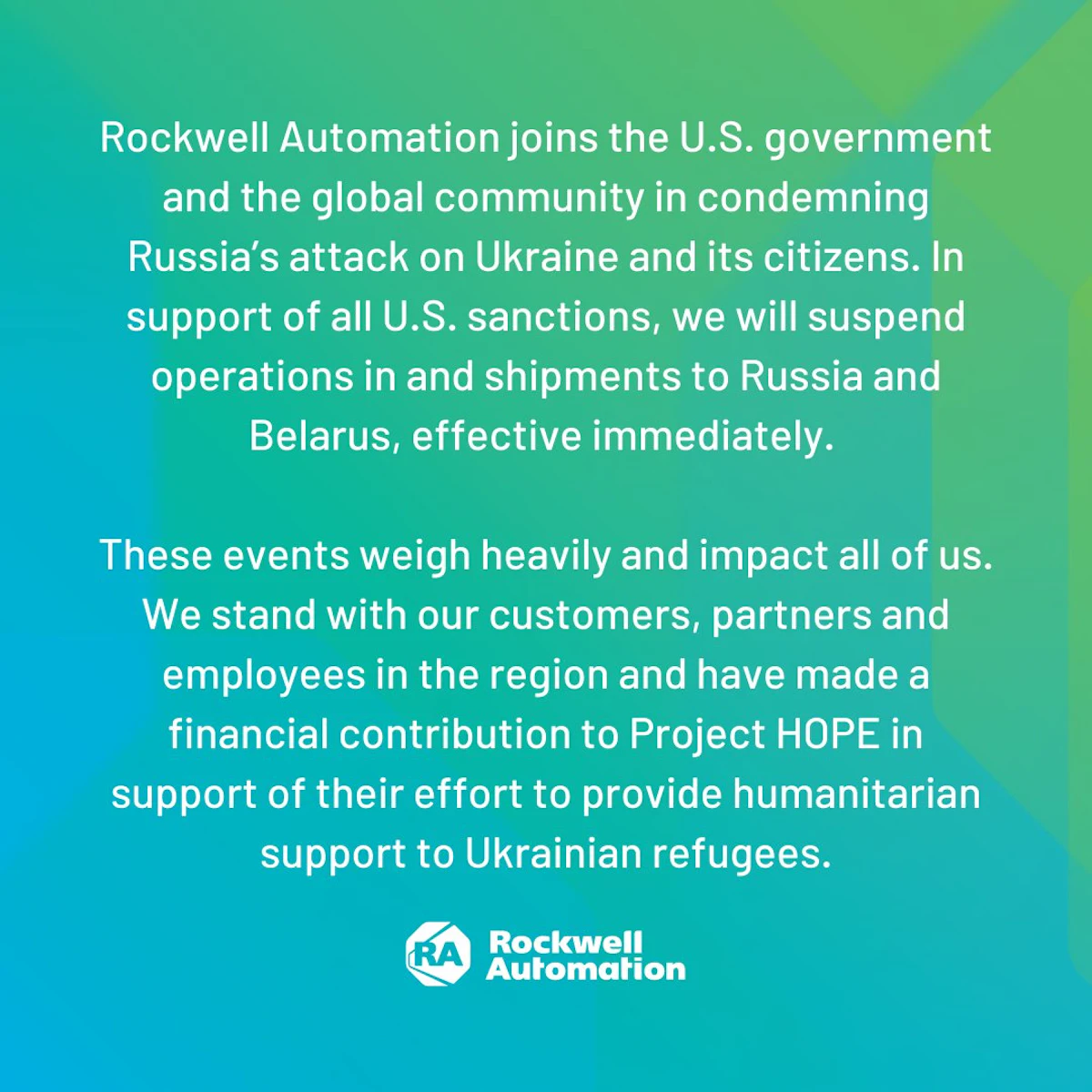 Industrial Suppliers 3M, Honeywell, CAT, Rockwell & More Halt Business in  Russia | Manufacturing.net