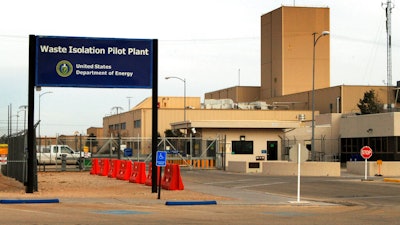 This March 6, 2014 file photo shows the idled Waste Isolation Pilot Plant, the nation's only underground nuclear waste repository, near Carlsbad, N.M. There's no way of knowing if cost increases and missed construction deadlines will continue at the nation's only underground nuclear waste repository. That's according to a report made public Tuesday, March 15, 2022, by Government Accountability Office.