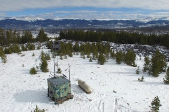 Cloud seeding equipment near Winter Park in Colorado.