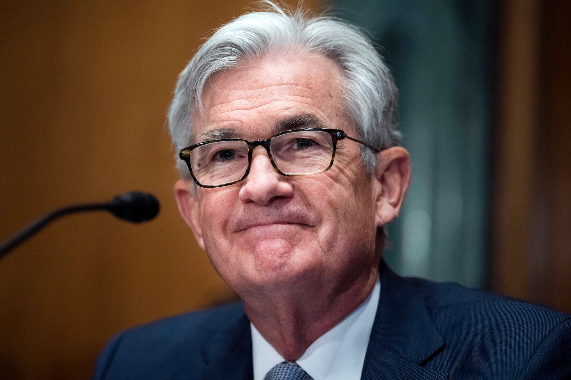 Federal Reserve Chairman Jerome Powell testifies before the Senate Banking Committee, March 3, 2022, Capitol Hill.