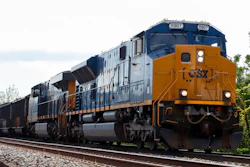 A CSX freight train pulls through McKeesport, Pa., on Tuesday, June 2, 2020. CSX has agreed, Tuesday, April 19, 2022, to start paying some of its employees more in advance of raises the railroad expects to agree to as part of ongoing national contract talks.