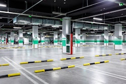 To improve security for self-parking, BTI installed cameras throughout the parking garage that provide a broad view of the scene in case vehicles collide.