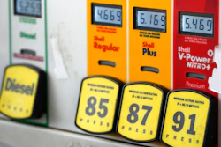 Prices per gallon are displayed over labels of various grades of gasoline at a Shell station Thursday, June 9, 2022, in Littleton, Colo.