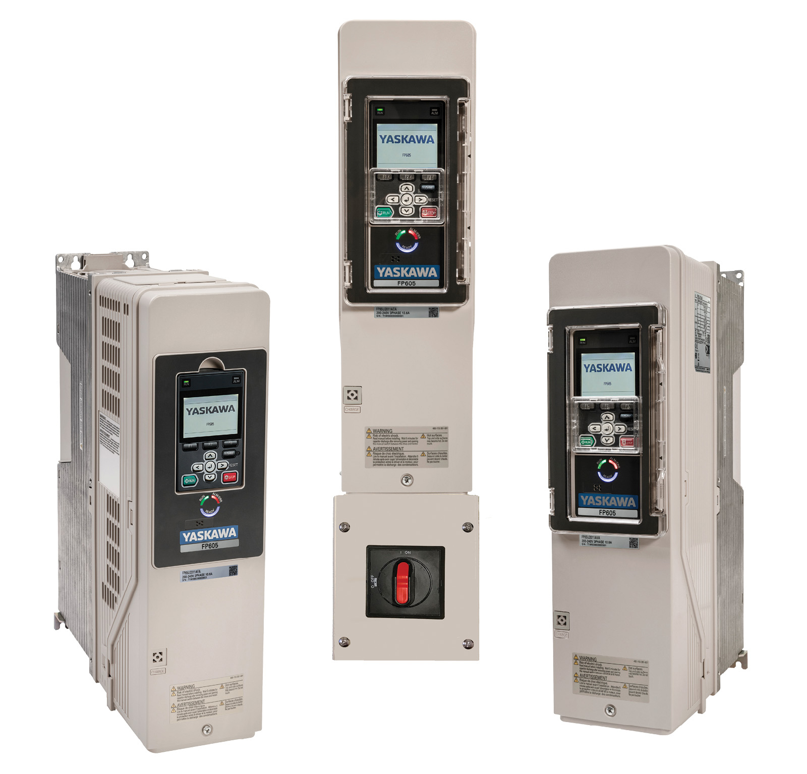 The FP605 is an easy to install and configure industrial fan and pump drive.
