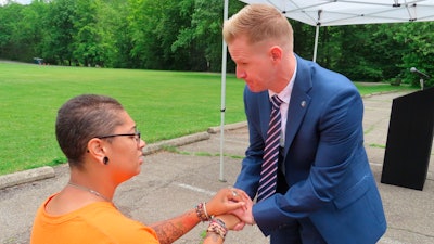 New Jersey officials announced litigation against Ford Motor Company, alleging the company contaminated tribal land by dumping paint sludge and other pollutants into a former iron mine.