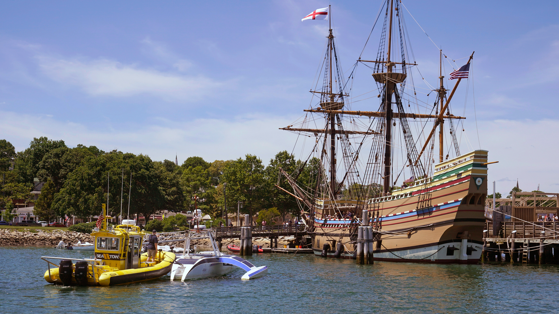 Crewless Robotic Mayflower Ship Reaches Plymouth Rock - Vimarsana News