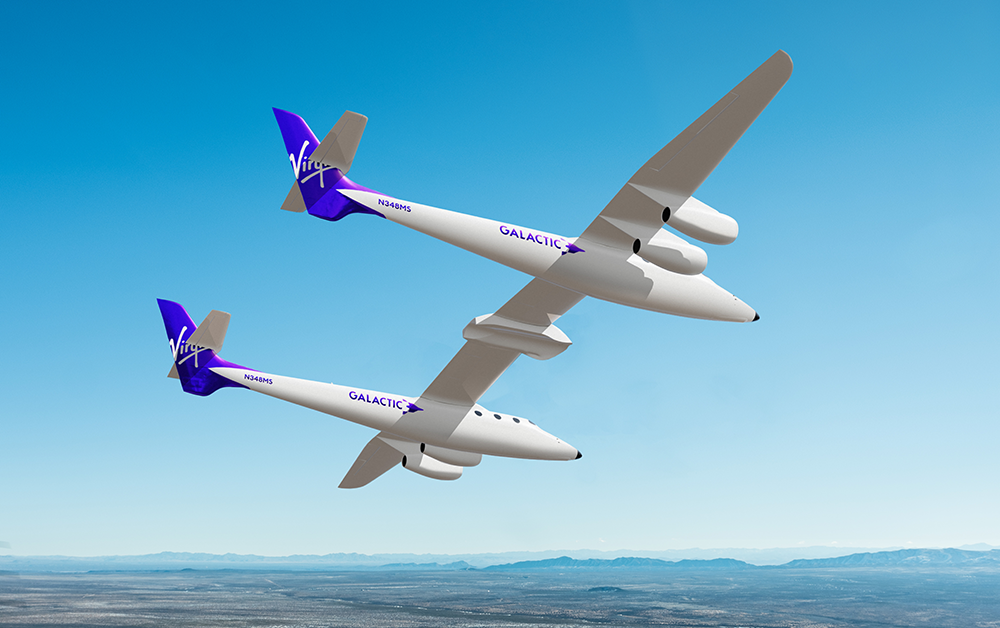 Boeing subsidiary, Aurora Flight Sciences, will manufacture Virgin Galactic's next generation of the twin-fuselage aircraft used to carry the space tourism company's rocket ship.