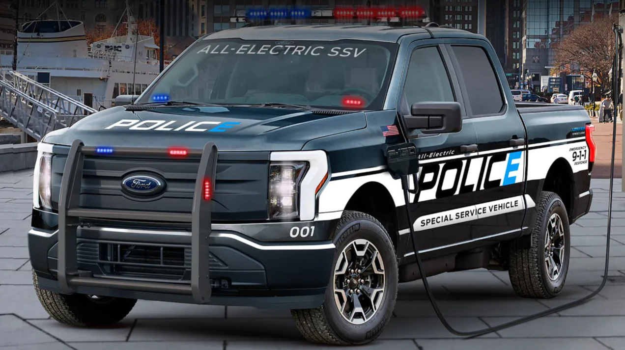 Ford Debuts F-150 Lightning Pickup Truck Built for Police - Vimarsana News