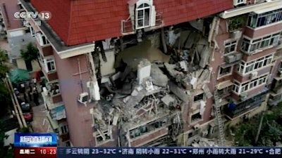 A gas explosion and the partial building collapse, left some people missing and others injured.