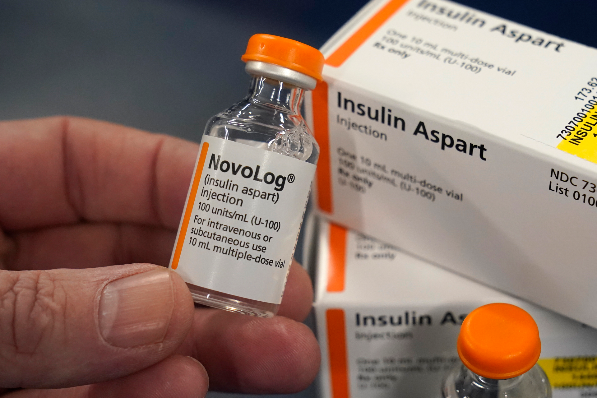 Insulin is displayed at Pucci's Pharmacy in Sacramento, Calif., on Friday, July 8, 2022. Hoping to reduce the rising cost of insulin, California plans to make its own insulin brand.