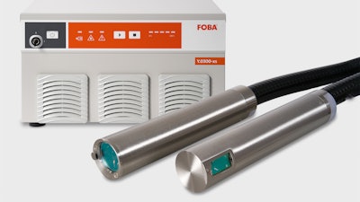 The FOBA Titus is the smallest marking head on the market and enables high-speed inline processing in manufacturing lines that require flexibility of integration.
