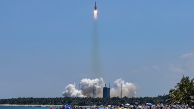 There has been no reported sighting in northern Philippine waters so far of debris from a new Chinese rocket launch, which prompted authorities to warn of potential danger to aircraft and ships, officials said Thursday, Sept. 15.